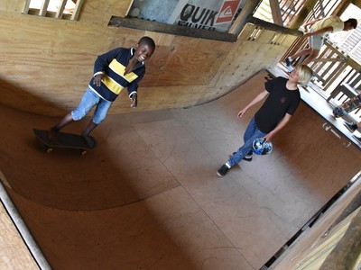 fun on the skateboard